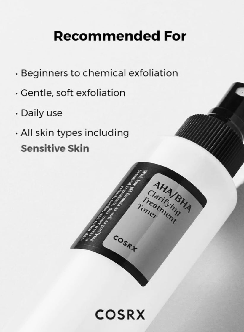 COSRX AHA/BHA Clarifying Treatment Toner – 150mlBeautyBreeze