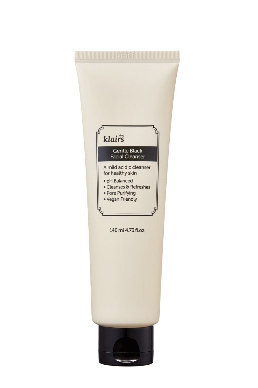 Klairs Gentle Black Facial Cleanser - Balancing Low pH Formula for All Skin TypesBeautyBreeze
