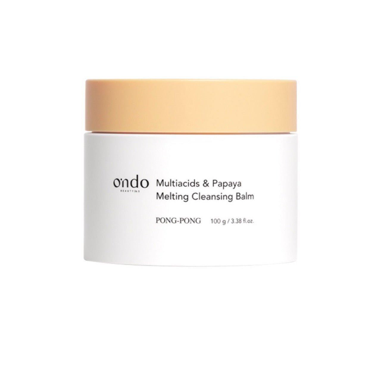Ondo Beauty 36.5 MultiAcids Papaya Cleansing Balm - Gentle Exfoliation for Radiant SkinBeautyBreeze