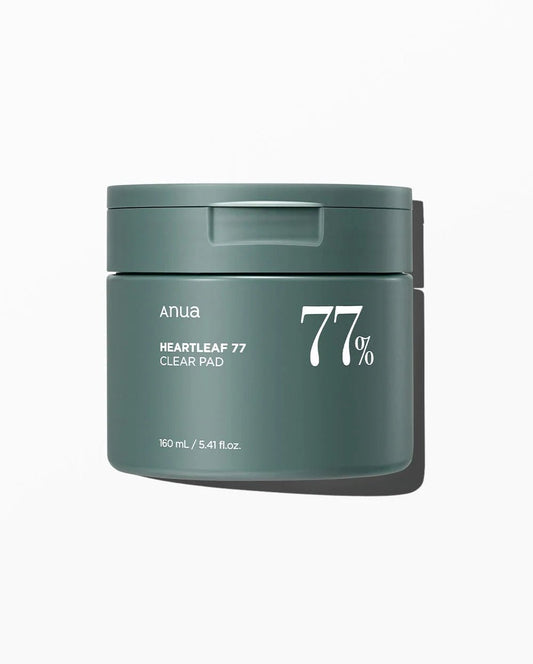 Anua Heartleaf 77% Soothing Clear Pad | Exfoliating & Calming Toner Pads for Sensitive SkinBeautyBreeze