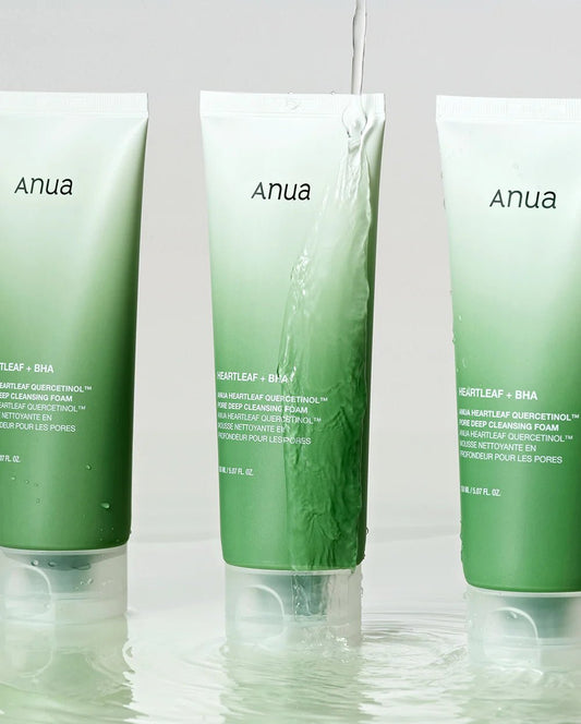 Anua Heartleaf Quercetinol Pore Deep Cleansing Foam – 150ml | Gentle Pore Cleanser for Clear & Refreshed SkinBeautyBreeze