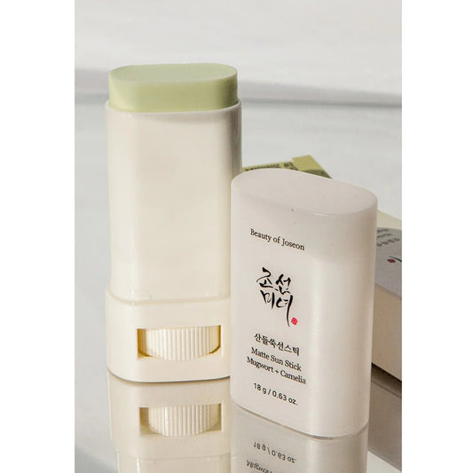 Beauty of Joseon Matte Sun Stick Mugwort + Camellia SPF50+ PA++++ | Lightweight & Shine - Free Sun ProtectionBeautyBreeze