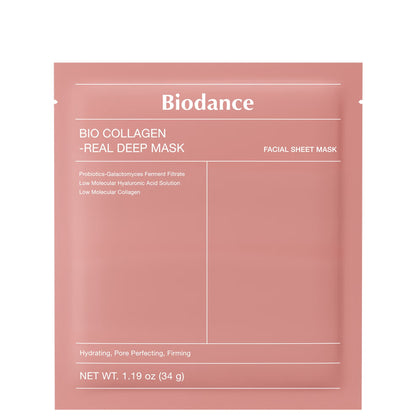 Biodance Bio‑Collagen Real Deep Mask – Deep Hydration | Pore‑Minimizing | Firming Glow