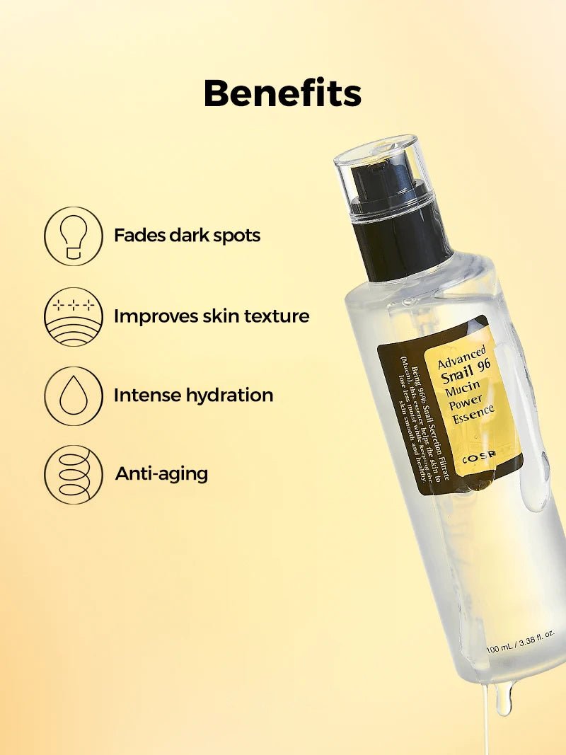 COSRX Advanced Snail 96 Mucin Power Essence Gel - Hydration and Elasticity Boost, 100mlBeautyBreeze