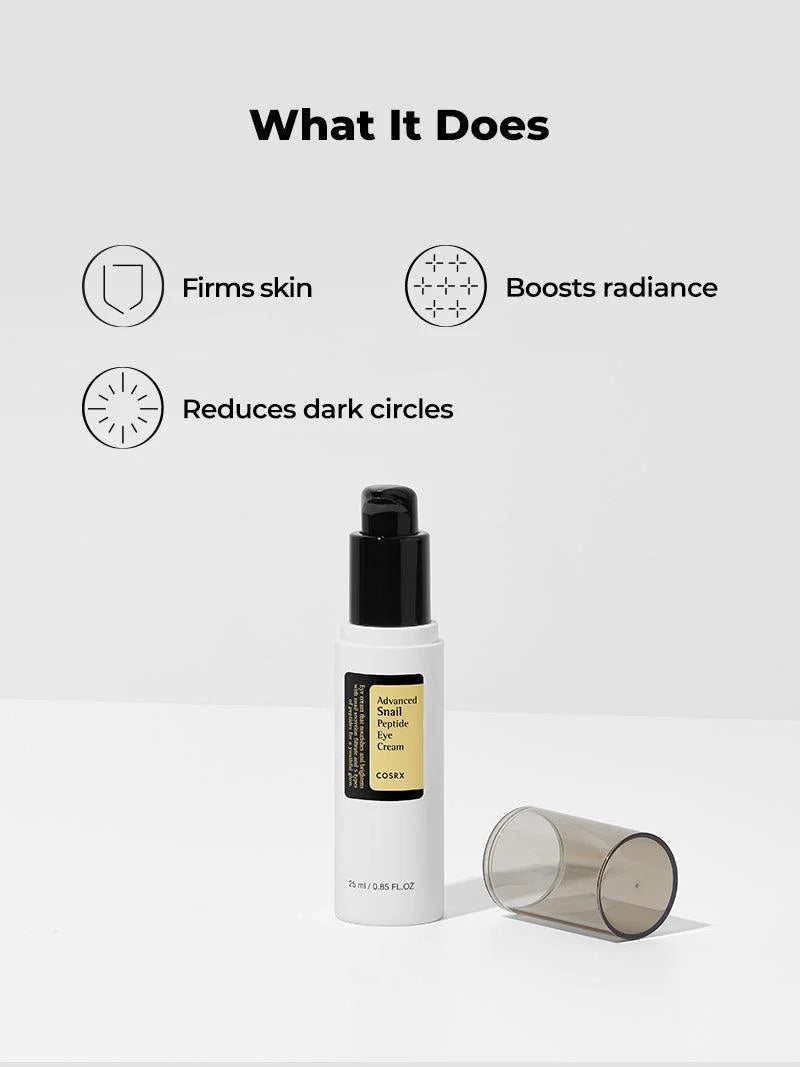 COSRX Advanced Snail Peptide Eye Cream 25ml - Revitalize & FirmBeautyBreeze