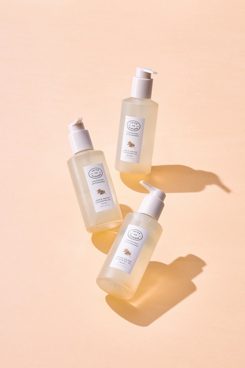 Juice to Cleanse Grain Water Cleansing Oil: Hydrating Makeup Remover for All Skin TypesBeautyBreeze