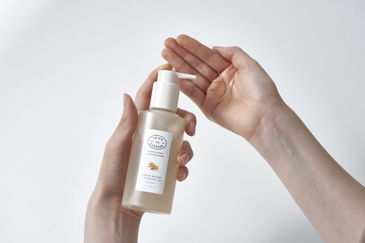 Juice to Cleanse Grain Water Cleansing Oil: Hydrating Makeup Remover for All Skin TypesBeautyBreeze