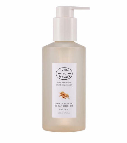 Juice to Cleanse Grain Water Cleansing Oil: Hydrating Makeup Remover for All Skin TypesBeautyBreeze