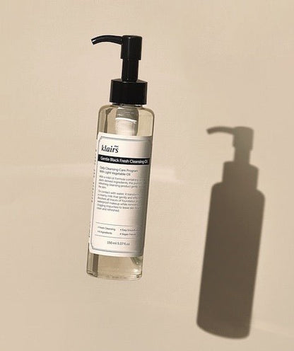 Klairs Gentle Black Fresh Cleansing Oil: Perfect for Combination to Oily SkinBeautyBreeze