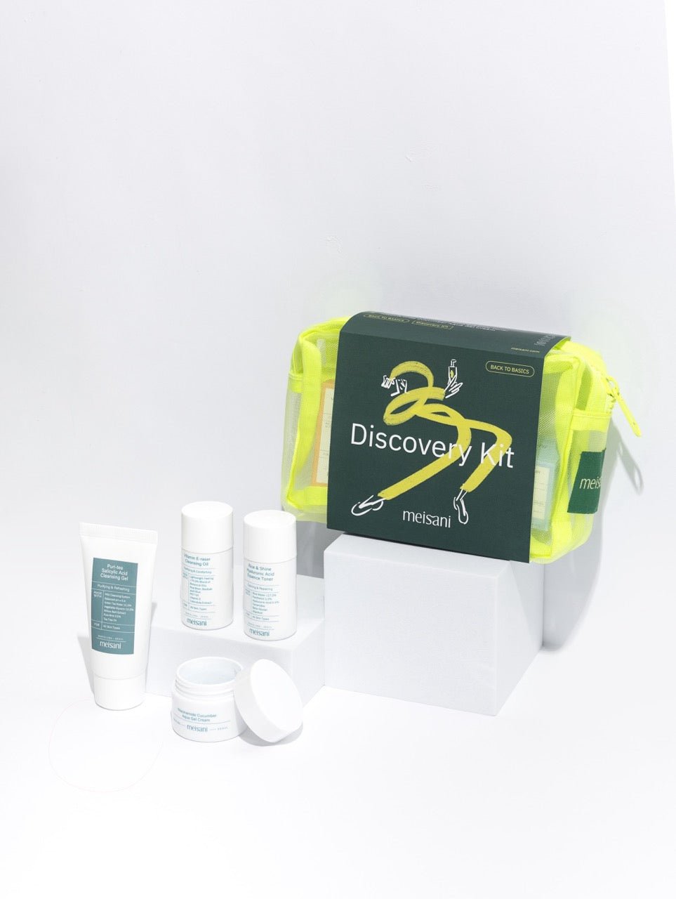 Meisani Back to Basics Discovery Kit - Essential Skincare Miniatures for All Skin TypesBeautyBreeze