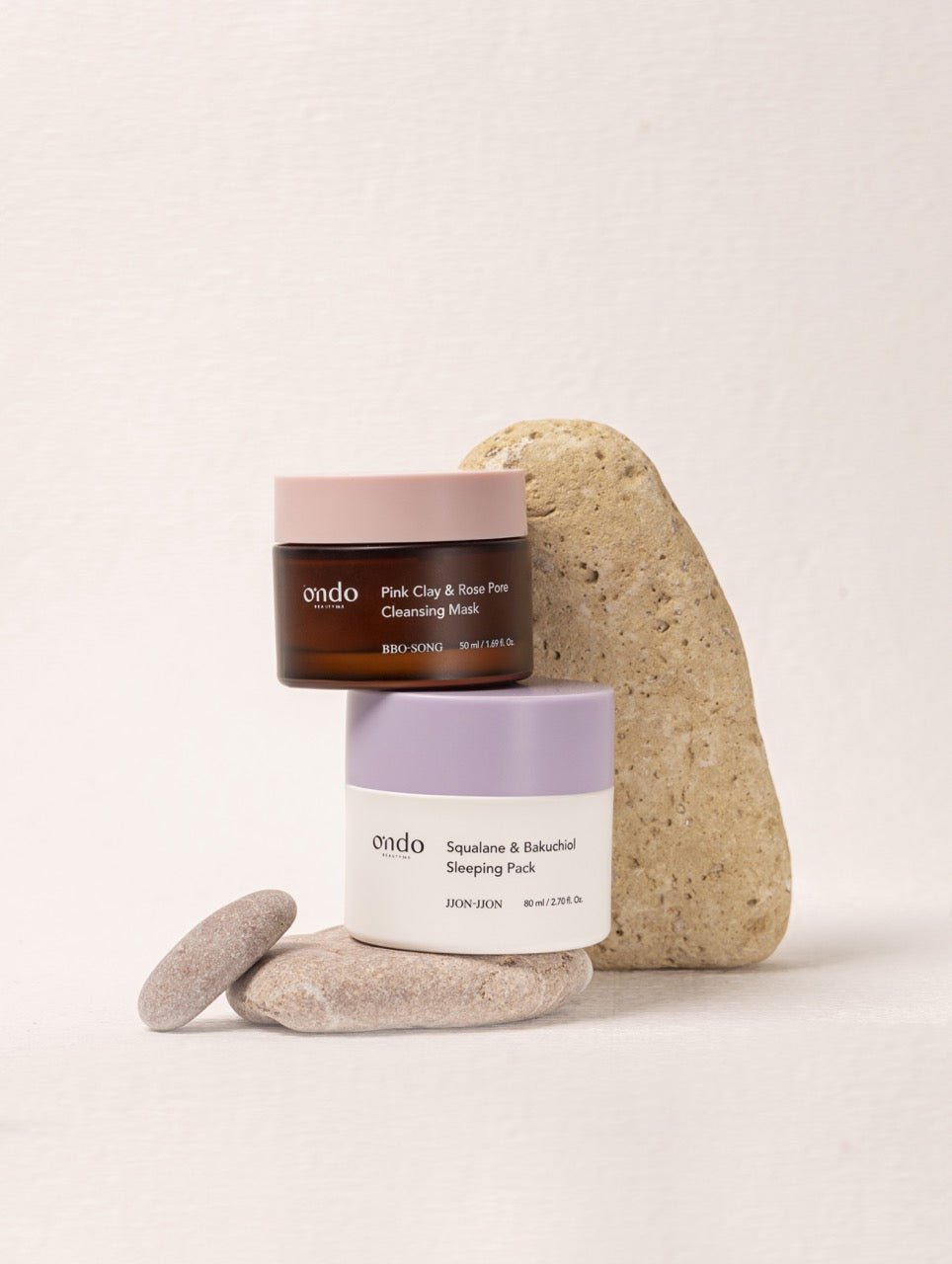 Ondo Beauty 36.5 Pink Clay & Rose Pore Cleansing Mask - Deep Pore Cleanser for Oily, Acne-Prone SkinBeautyBreeze